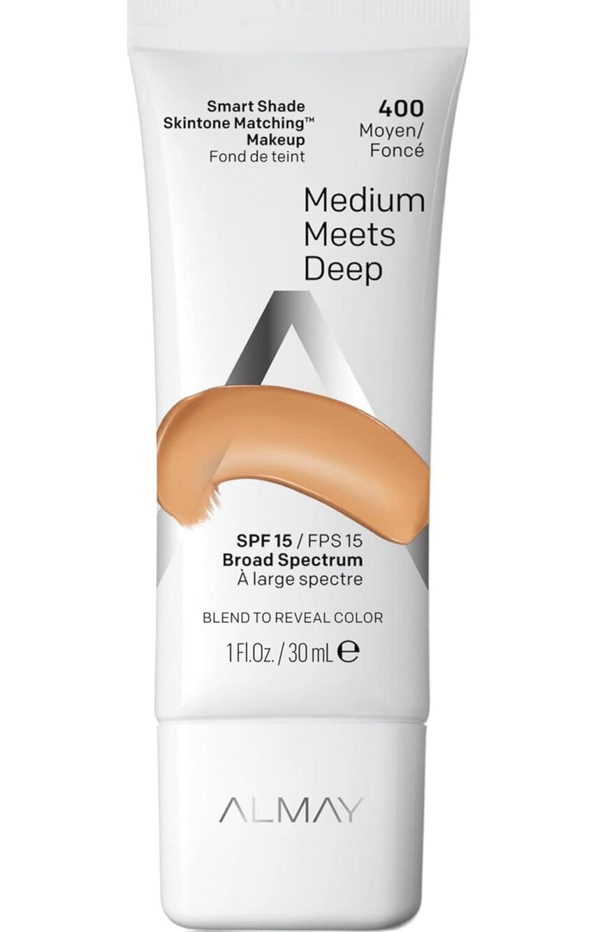 Almay Smart Shade Skintone Matching Foundation with SPF 15, Medium Meets Deep
